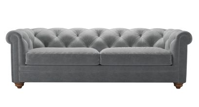 Patrick 3 Seat Sofabed in Thatch Smart Velvet - sofa.com