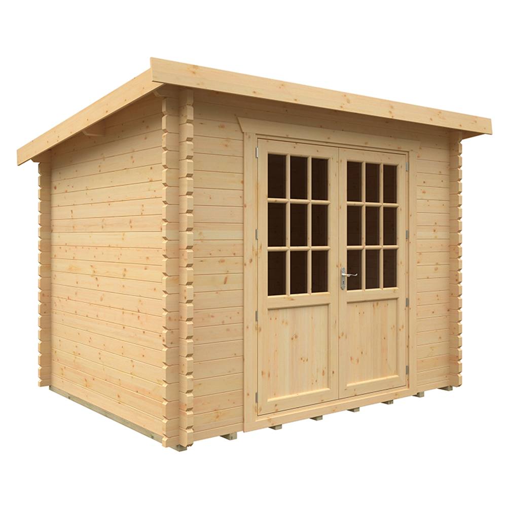 Buttercup Farm 10x8w The Kingsley Plus 44mm Cabin - L295 x W235 x H232.8 cm in Natural