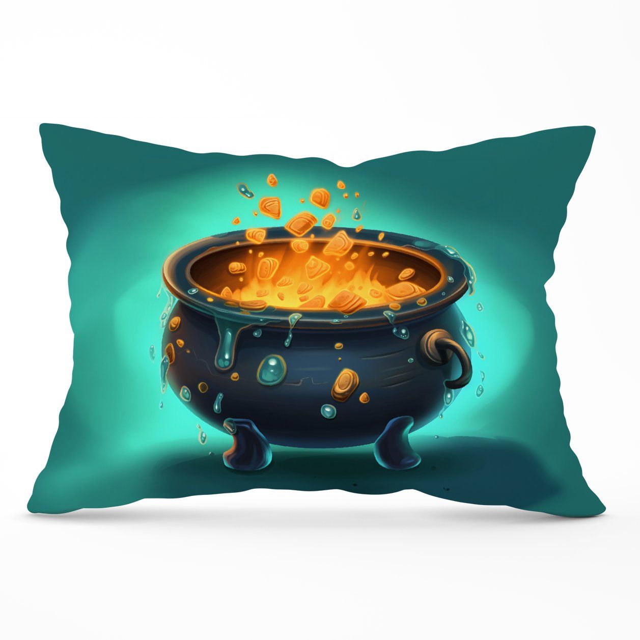 Warren Reed - Designer Bubbling Cauldron Splashart Cushions
