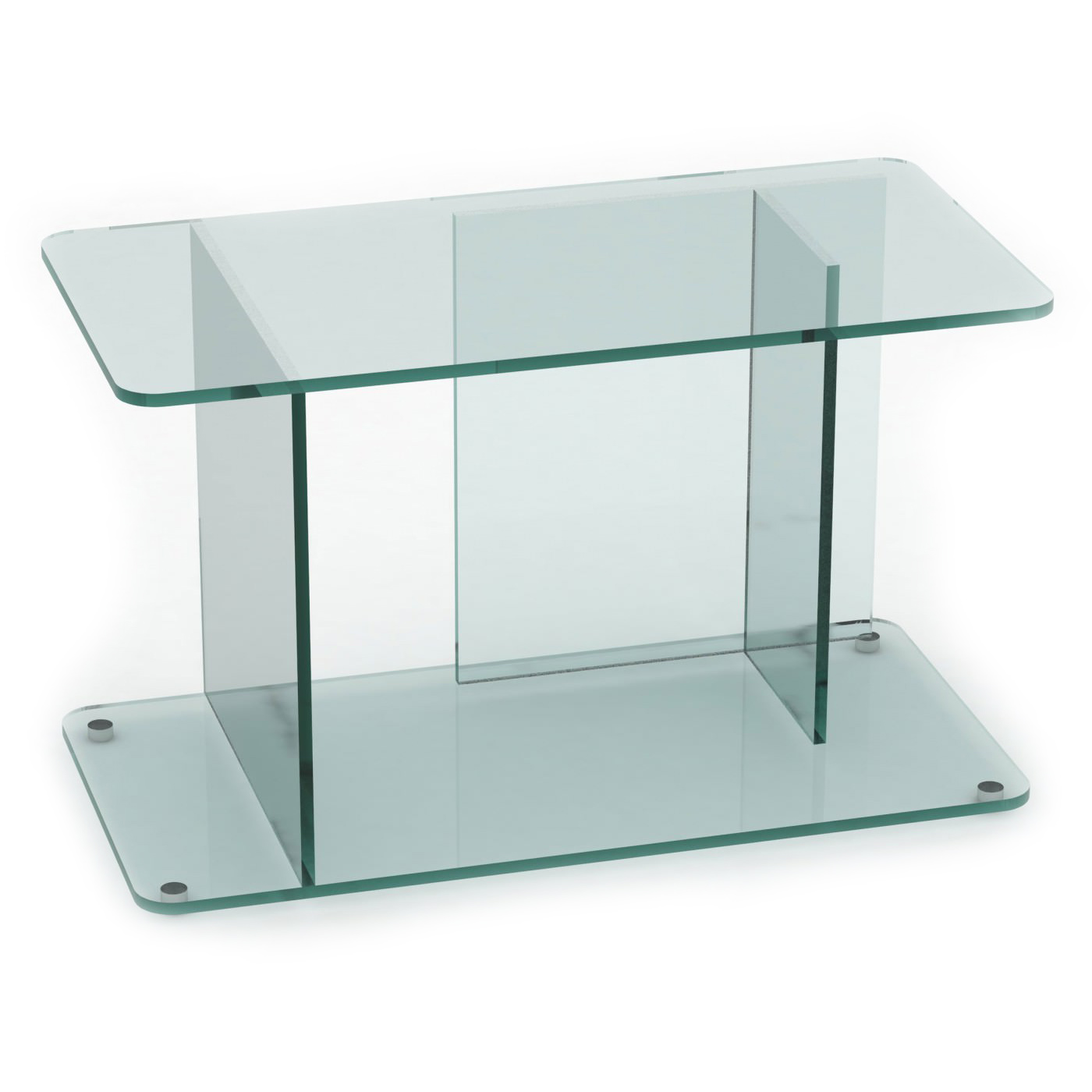 Case Lucent Large Side Table Clear Glass