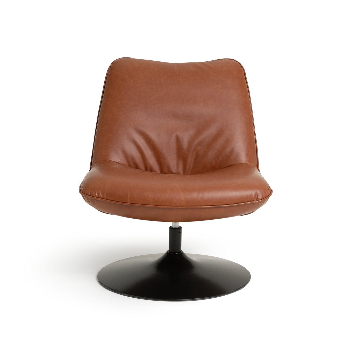 Habitat Nanna PU Leather Chair - Tan