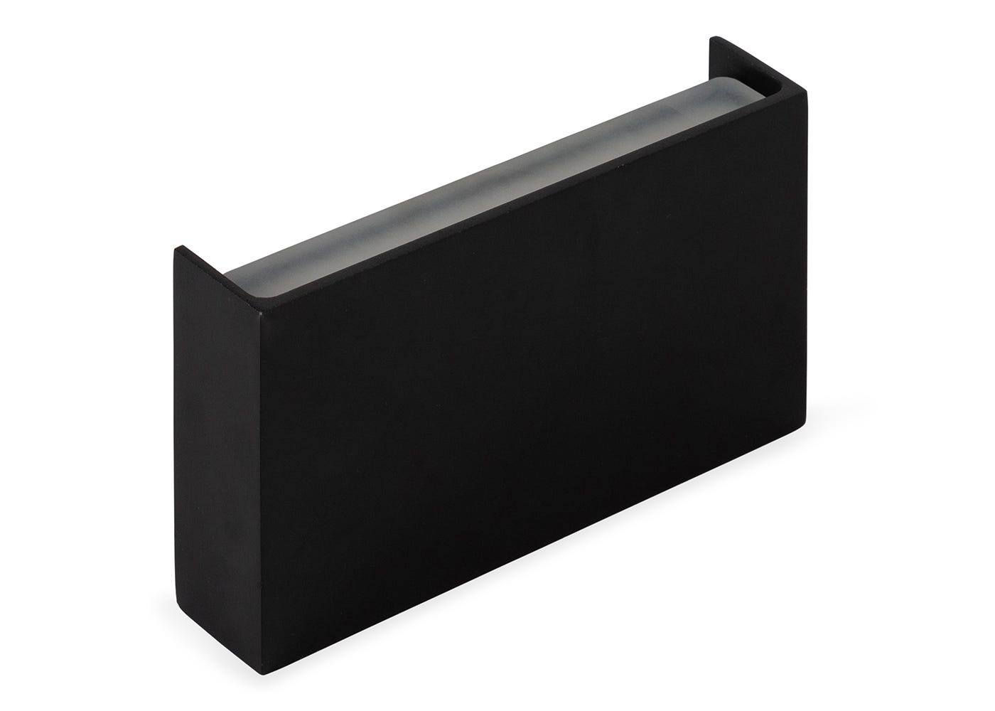 Heal's Outdoor/Bathroom LED Wall Light Rectangle Black