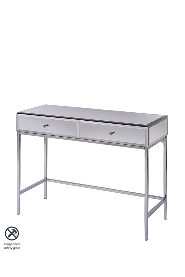 Stiletto Toughened Mirror Console Table