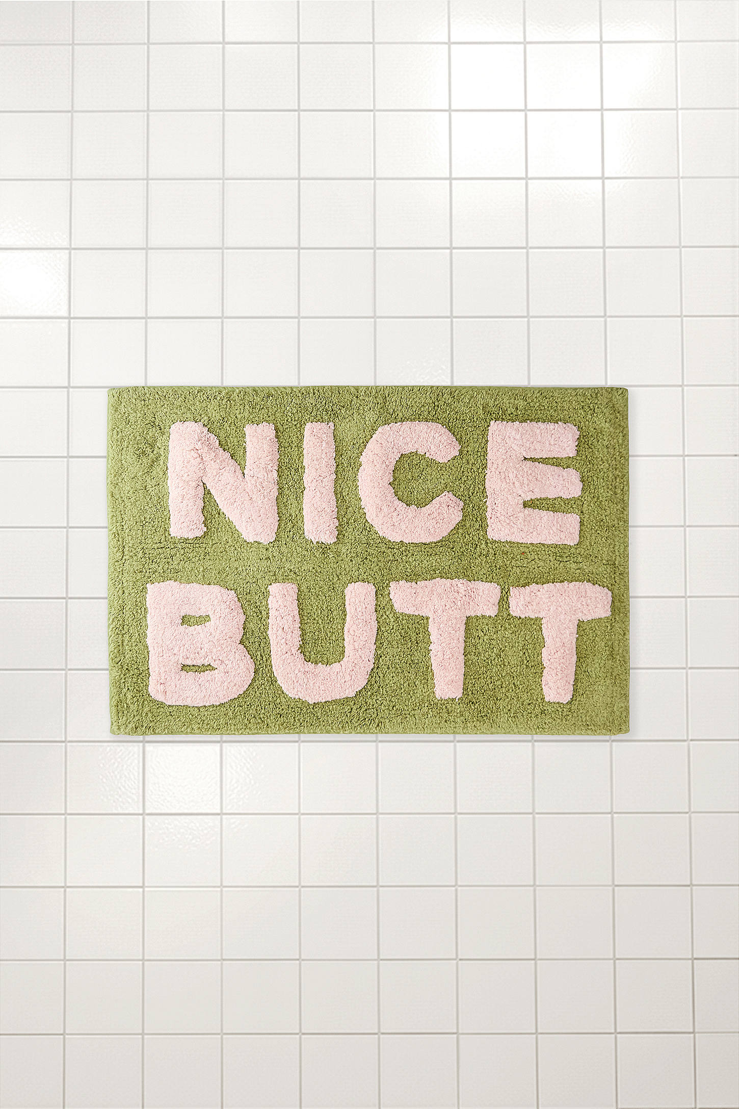 Nice Butt Bath Mat - Green