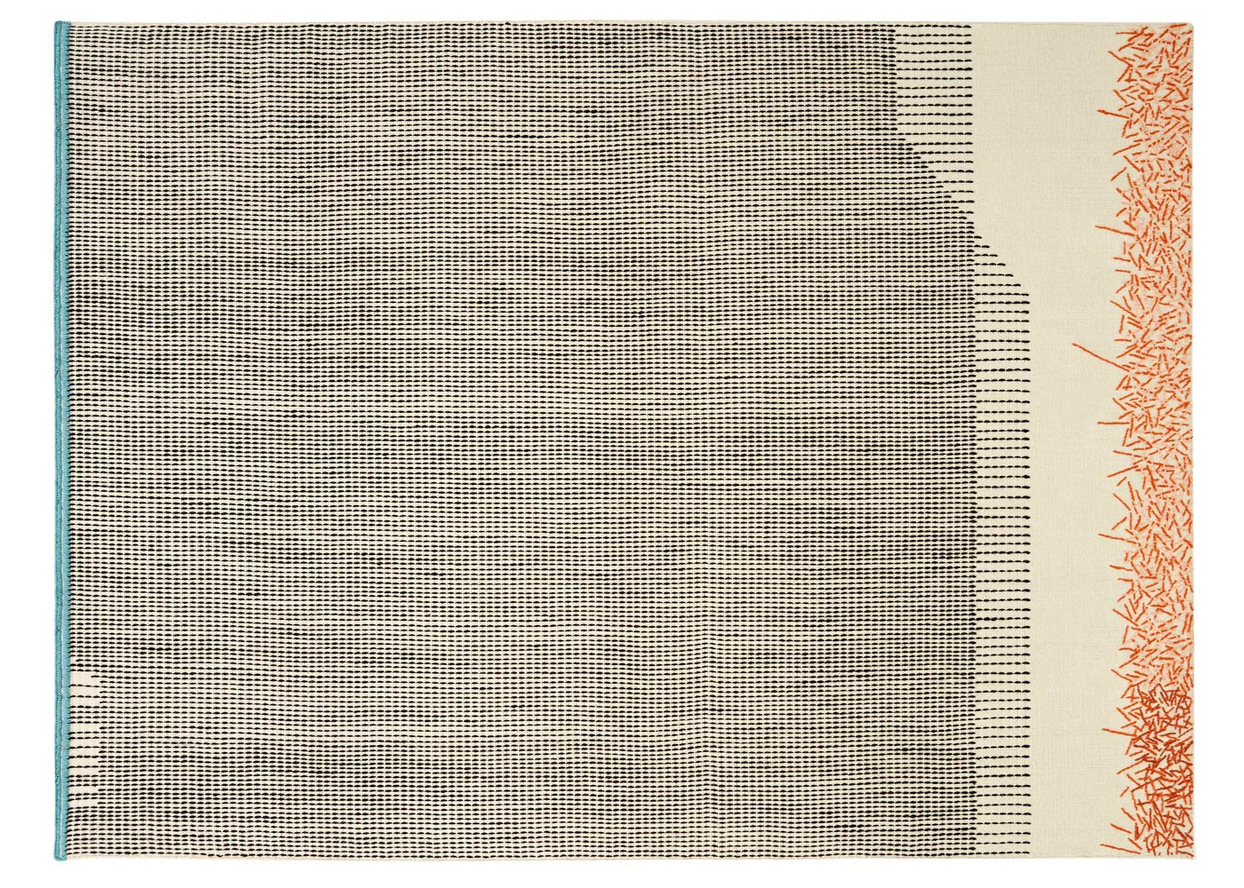 Gandia Blasco Backstitch Calm Rug in Brick Red 200 x 300cm