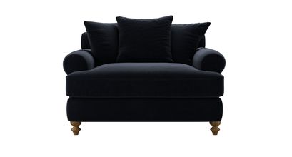 Teddy Loveseat Sofabed in Pitch Smart Cotton - sofa.com