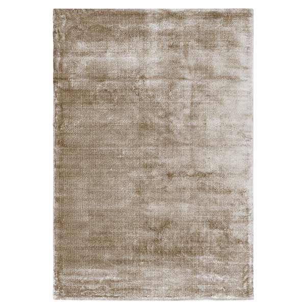 Dolce Hand Woven Rug In Sand - 12mm Pile - 100% Viscose - Measuring: W120 x D180cm