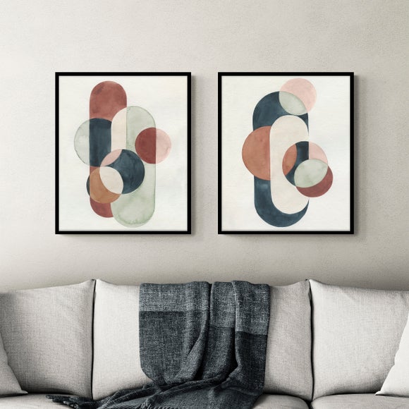 Set of 2 Loops Bounds Framed Prints