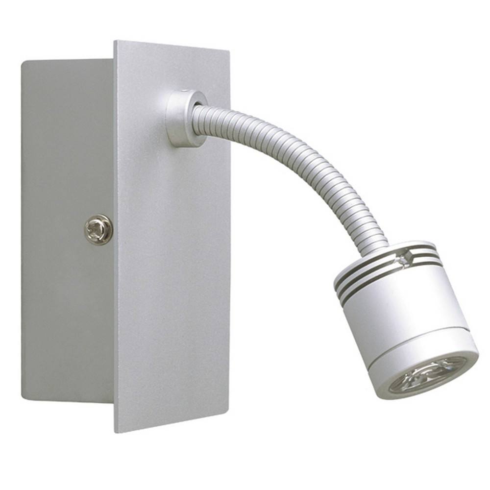 Netlighting Techled Reading Light Aluminum in Grey