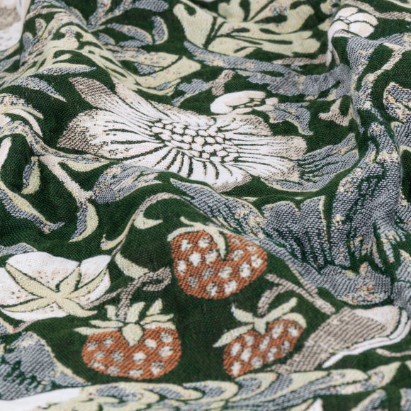 Morris & Co. Strawberry Thief Throw Blanket 130cm x 170cm 2