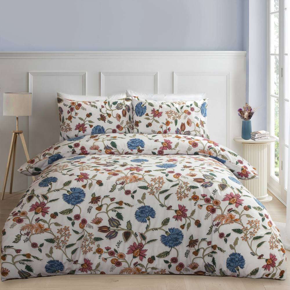 Portfolio Home Juliette Floral Botanical Duvet Cover Set With Pillow Case Bedding