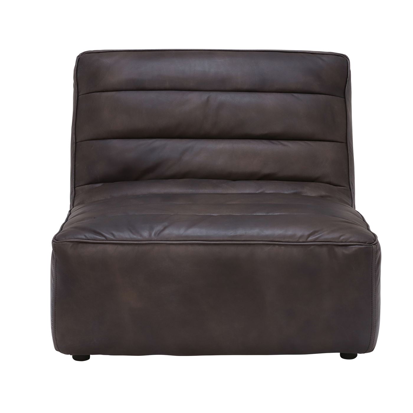 Timothy Oulton Leather Shabby Sectional 1 Seater Sofa