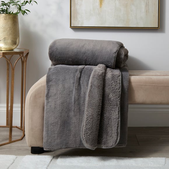 Velvety Soft Fleece Throw Blanket 200cm x 200cm