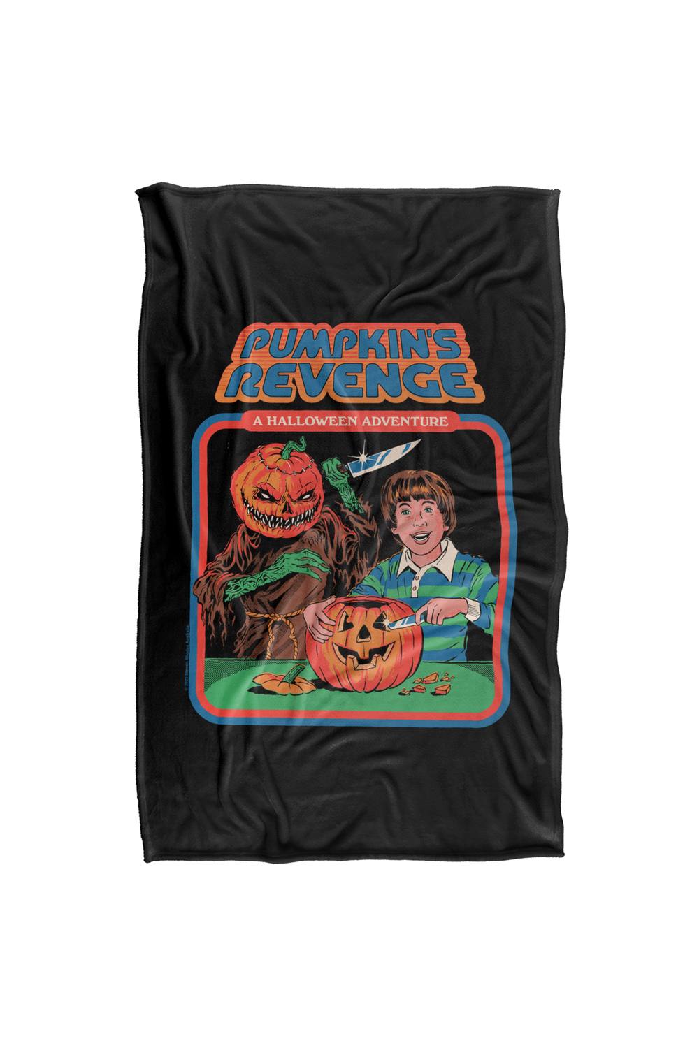 Steven Rhodes Pumpkins Revenge Silky Touch Super Soft Throw Blanket