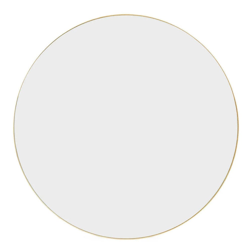 Heal's Fine Edge Mirror Round 35cm Gold 3