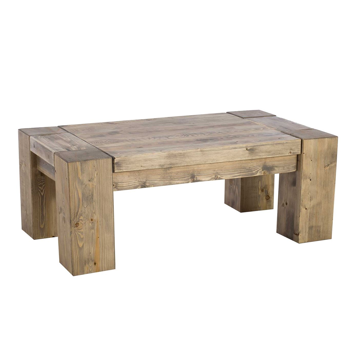 Samson Reclaimed Wood Large Coffee Table