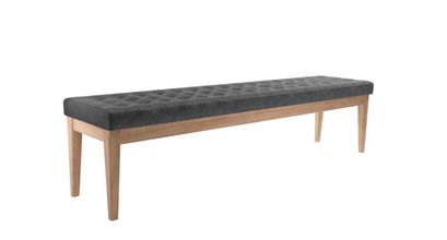 Buttons Bench in Armour Smart Velvet - sofa.com