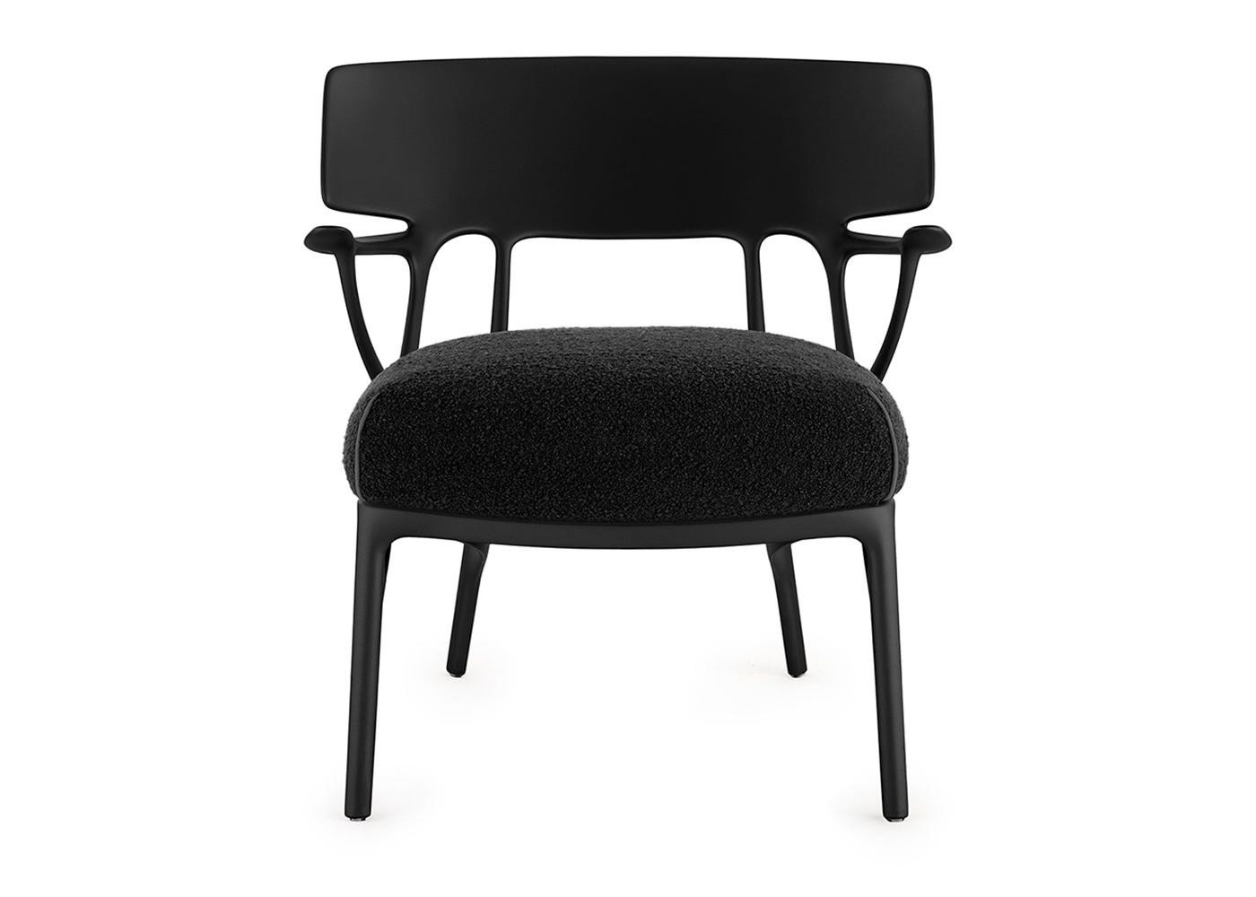 Kartell A.I. Lounge Boucle Black & Black 2