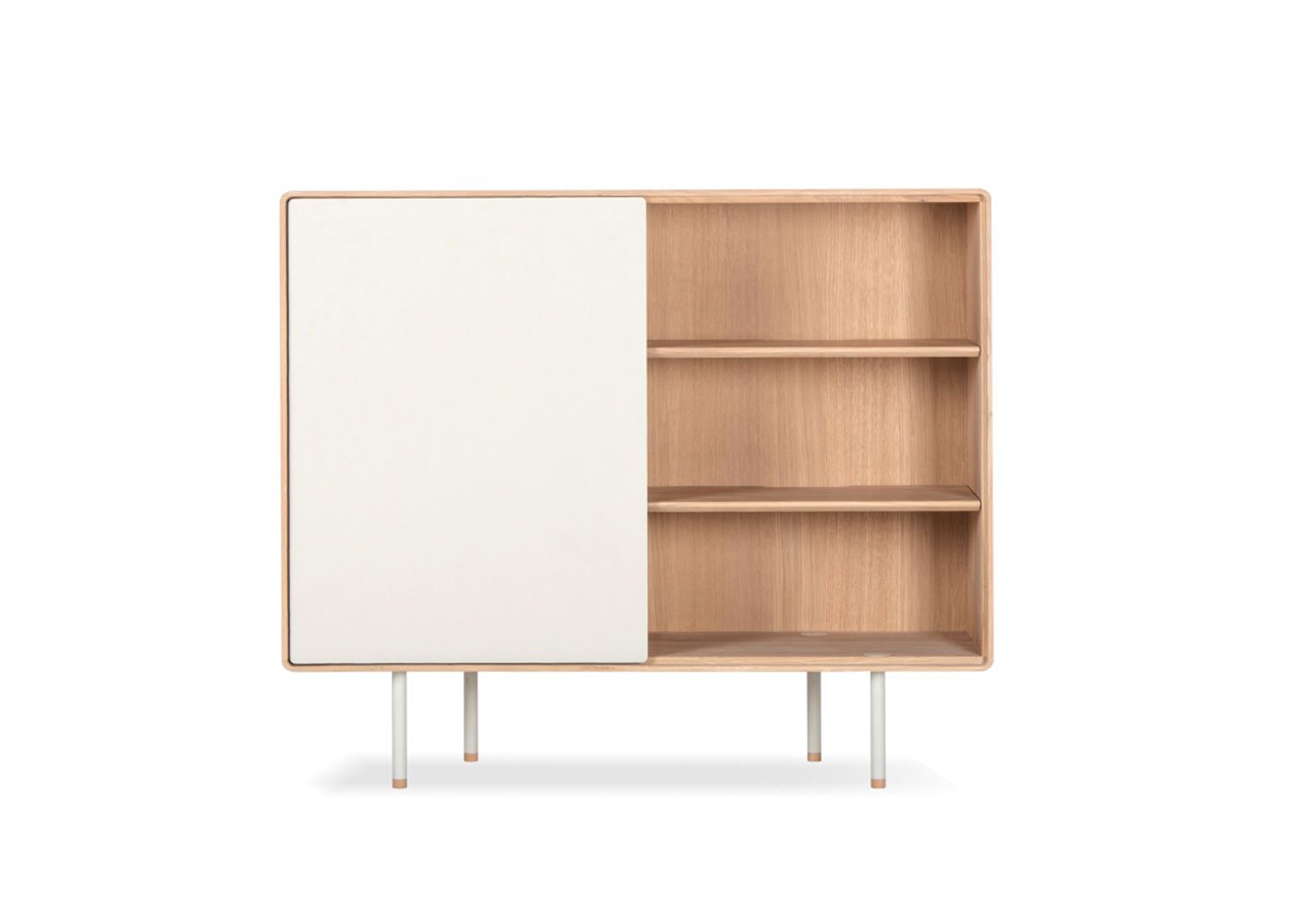 Gazzda Fina Sideboard Oak Mushroom 118cm