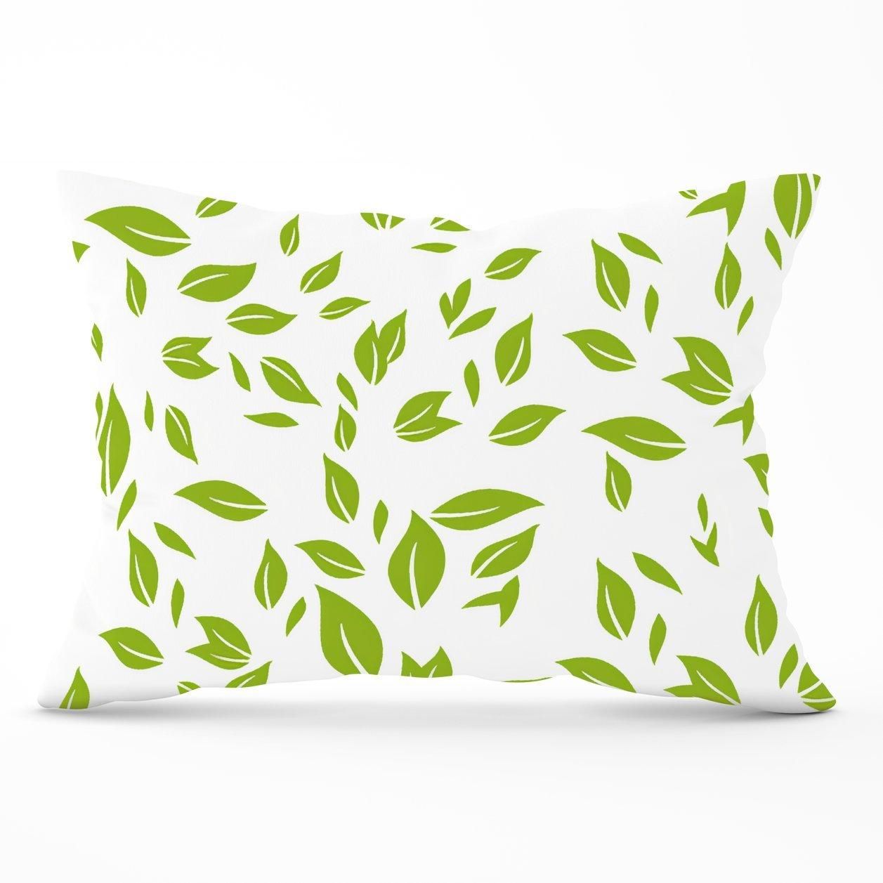 Warren Reed - Designer Green Leaves Cushions