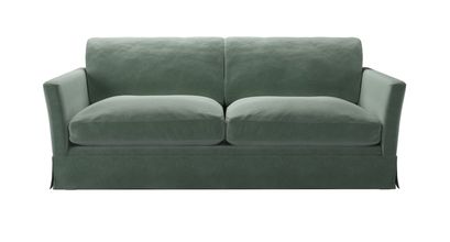 Otto 3 Seat Sofa Bed in Sage Smart Velvet - sofa.com