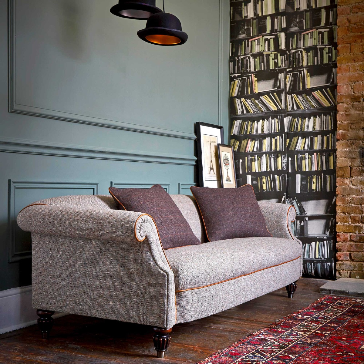 Tetrad Harris Bowmore Midi Sofa, Heather Tweed