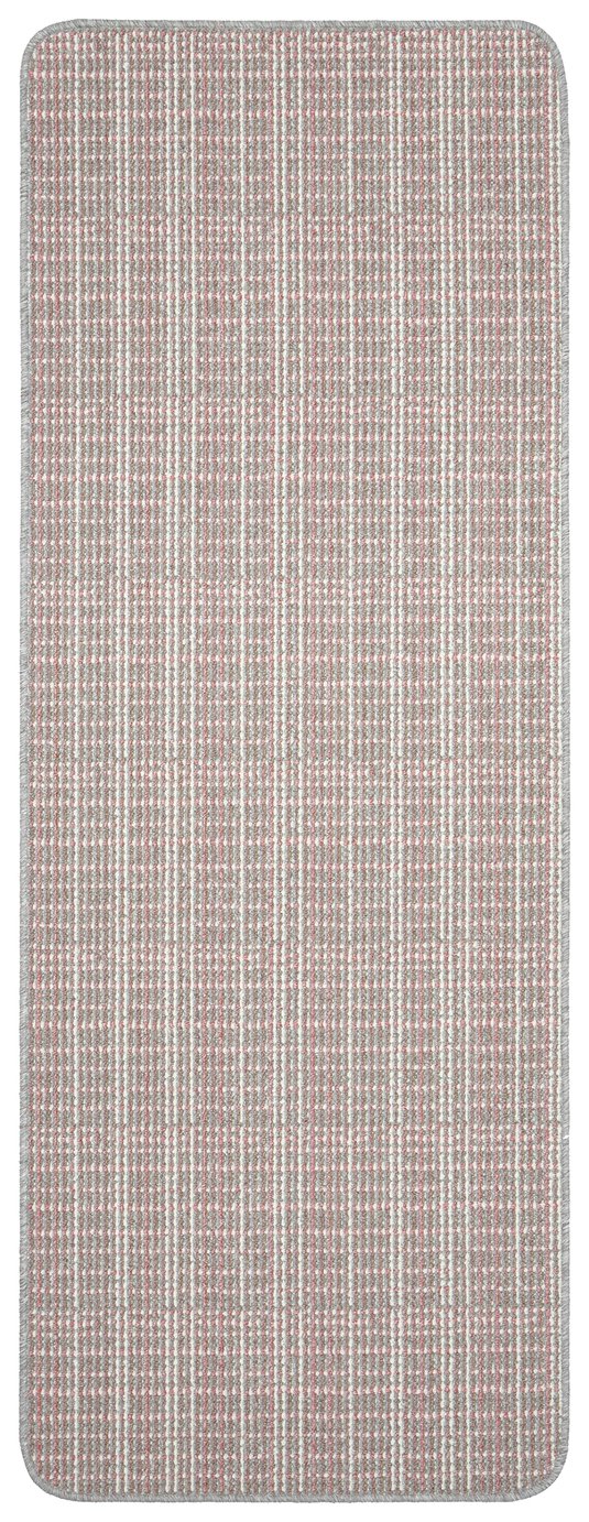 Dandy Warren Flatweave Runner 67x180cm - Grey Pink