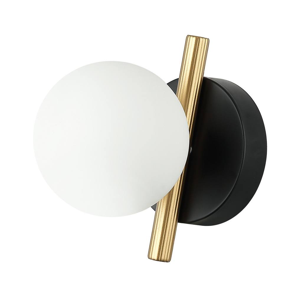 Netlighting Reverso Modern 1 Light Wall Lamp G9 in Black