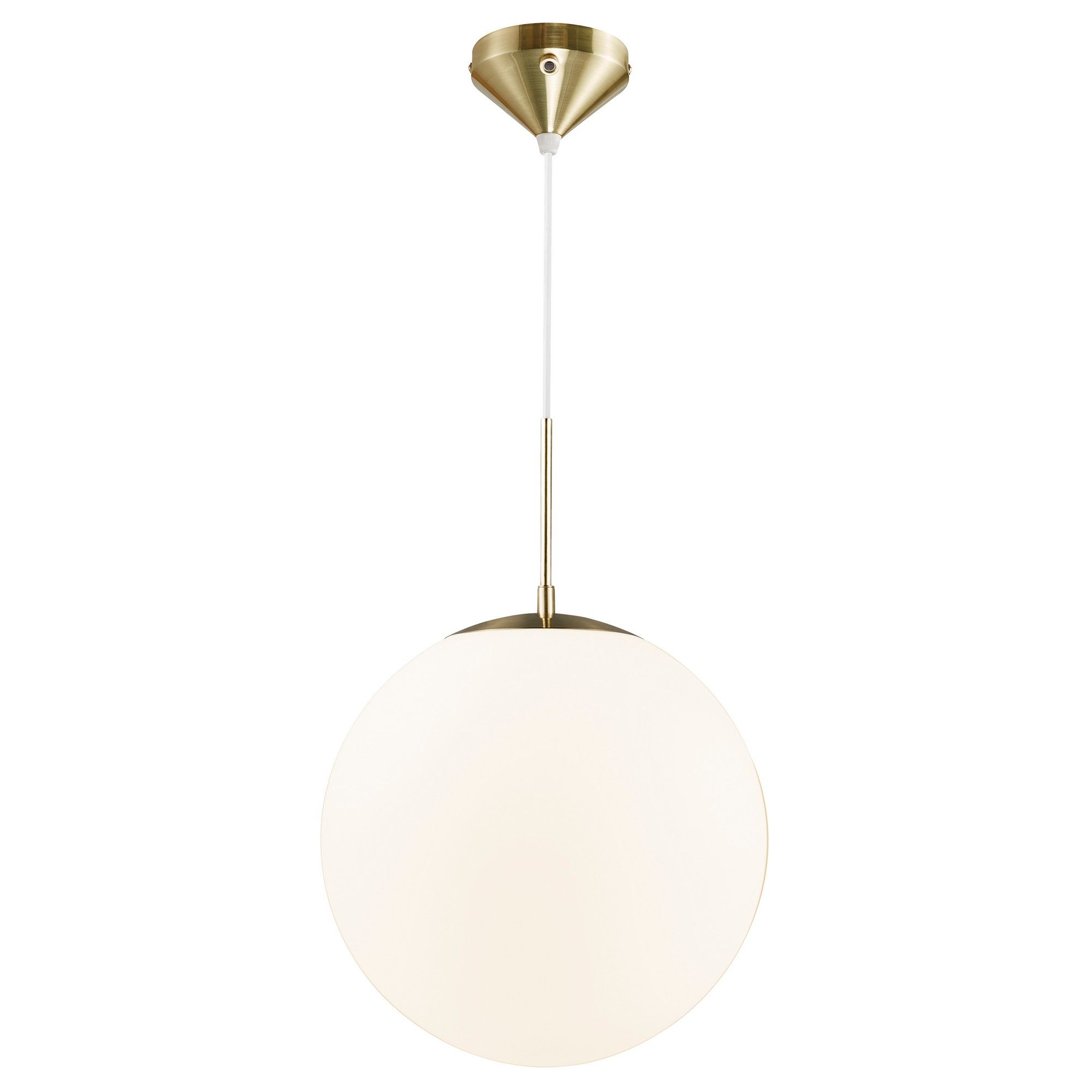 Nordlux Modern Indoor Pendant Light Brass Glass E27 Hand Blown Glass - Mains Powered, IP20 in Gold