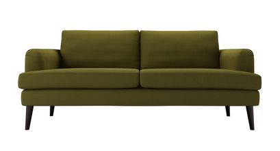 Reuben 3 Seat Sofa in Royal Fern Brushed Linen Cotton - sofa.com