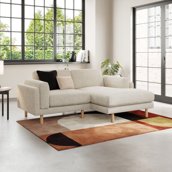 Newton Chunky Tonal Weave Corner Chaise