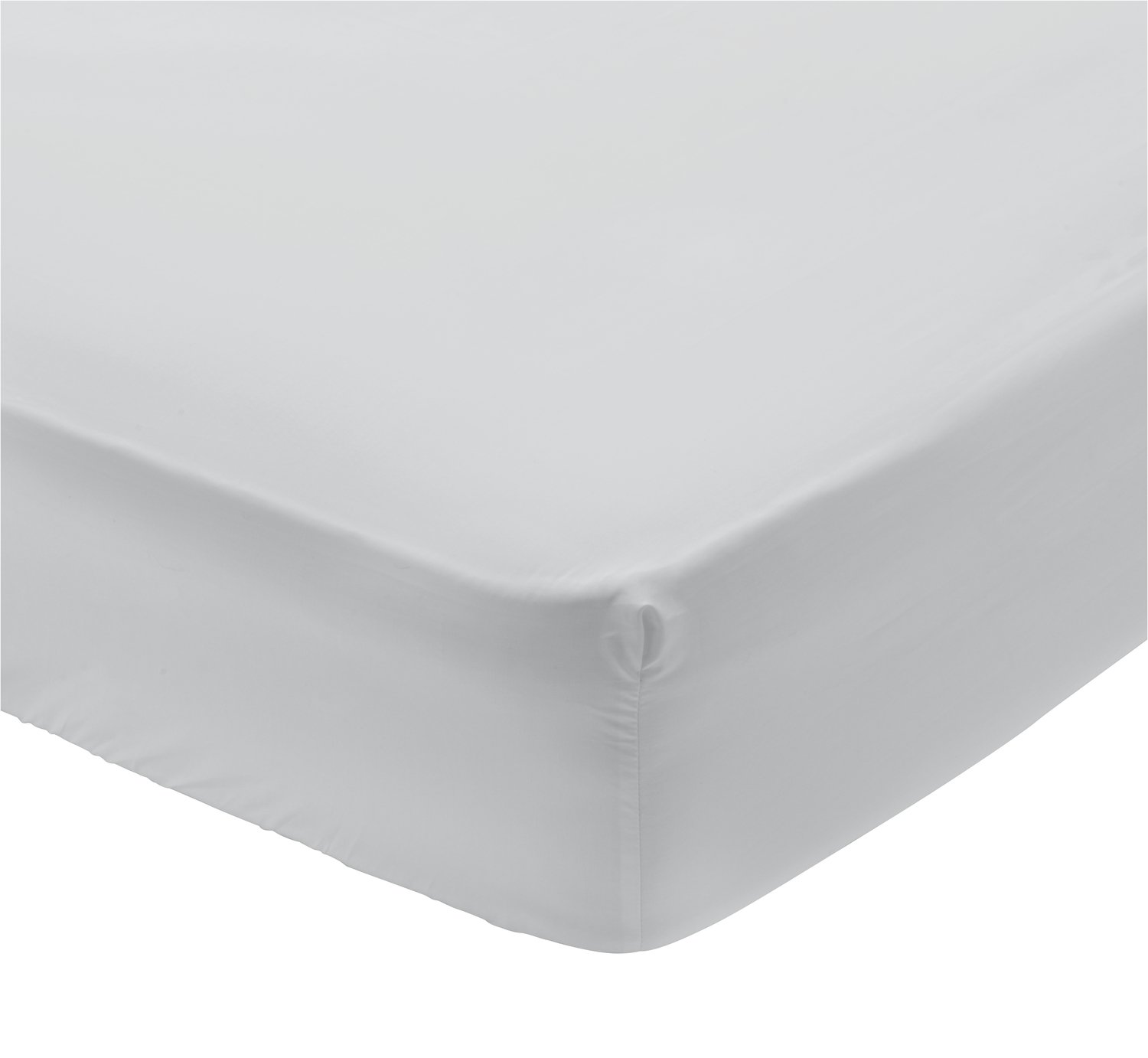 Habitat 400TC Egyptian Cotton 35cm Fitted Sheet Superking