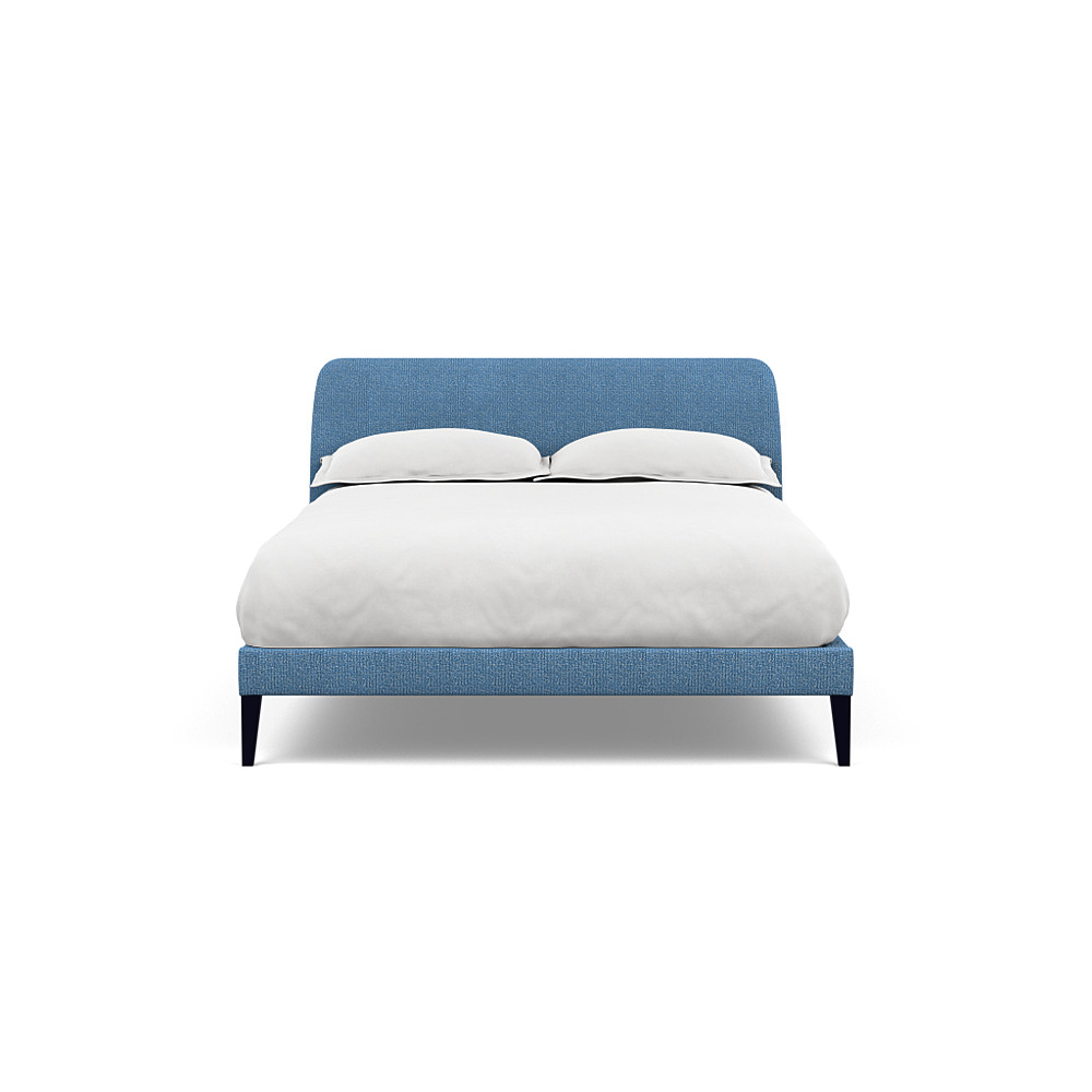 Heal's Wallis Bedstead Double Tejo Recycled Cobalt Black Feet