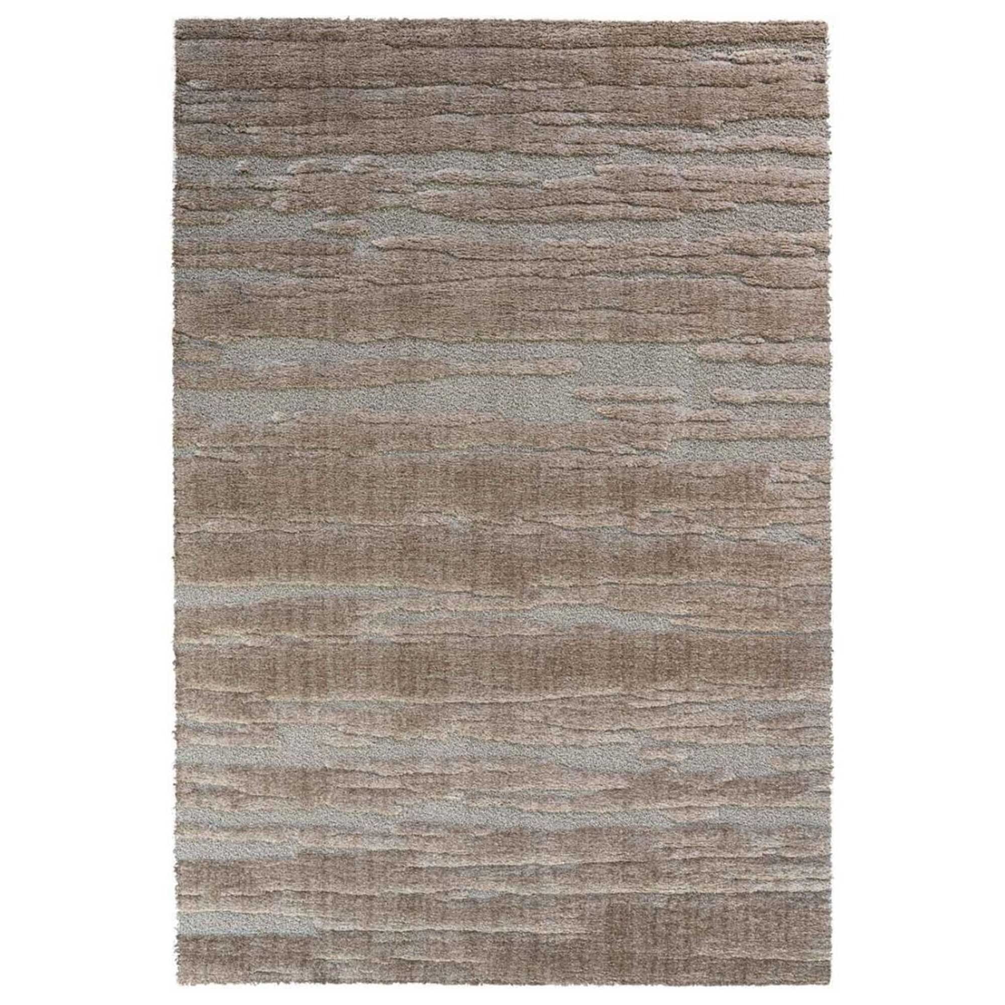Bronze Etch Rug 160x230cm, Square, Brown Polyester | Barker & Stonehouse