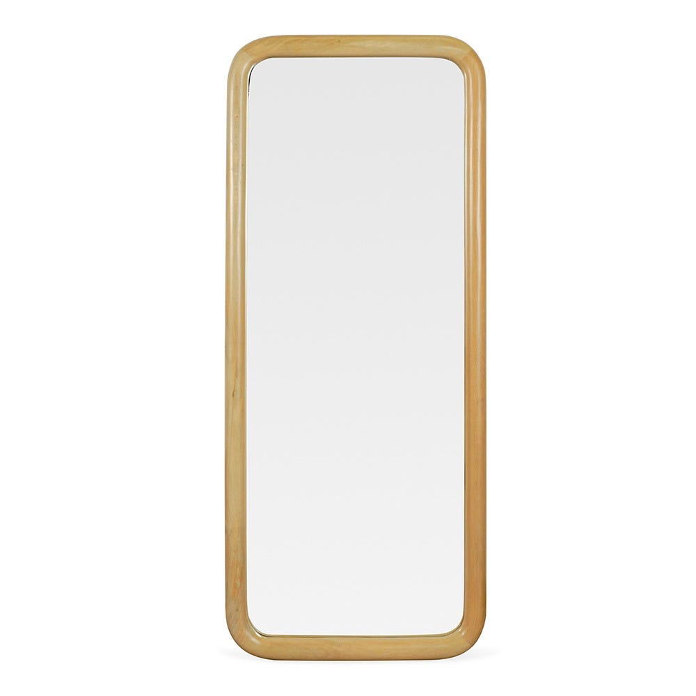 Heal's Genoa Full Length Wooden Mirror Light Mango Wood 170 x 70cm 2