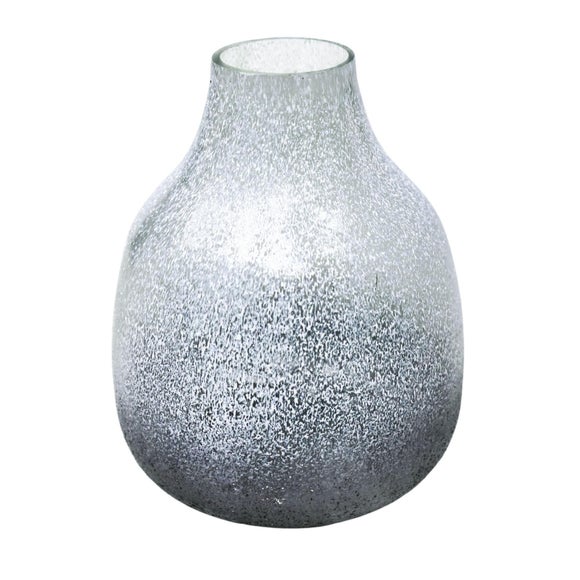 Verre Round Frosted Glass Vase