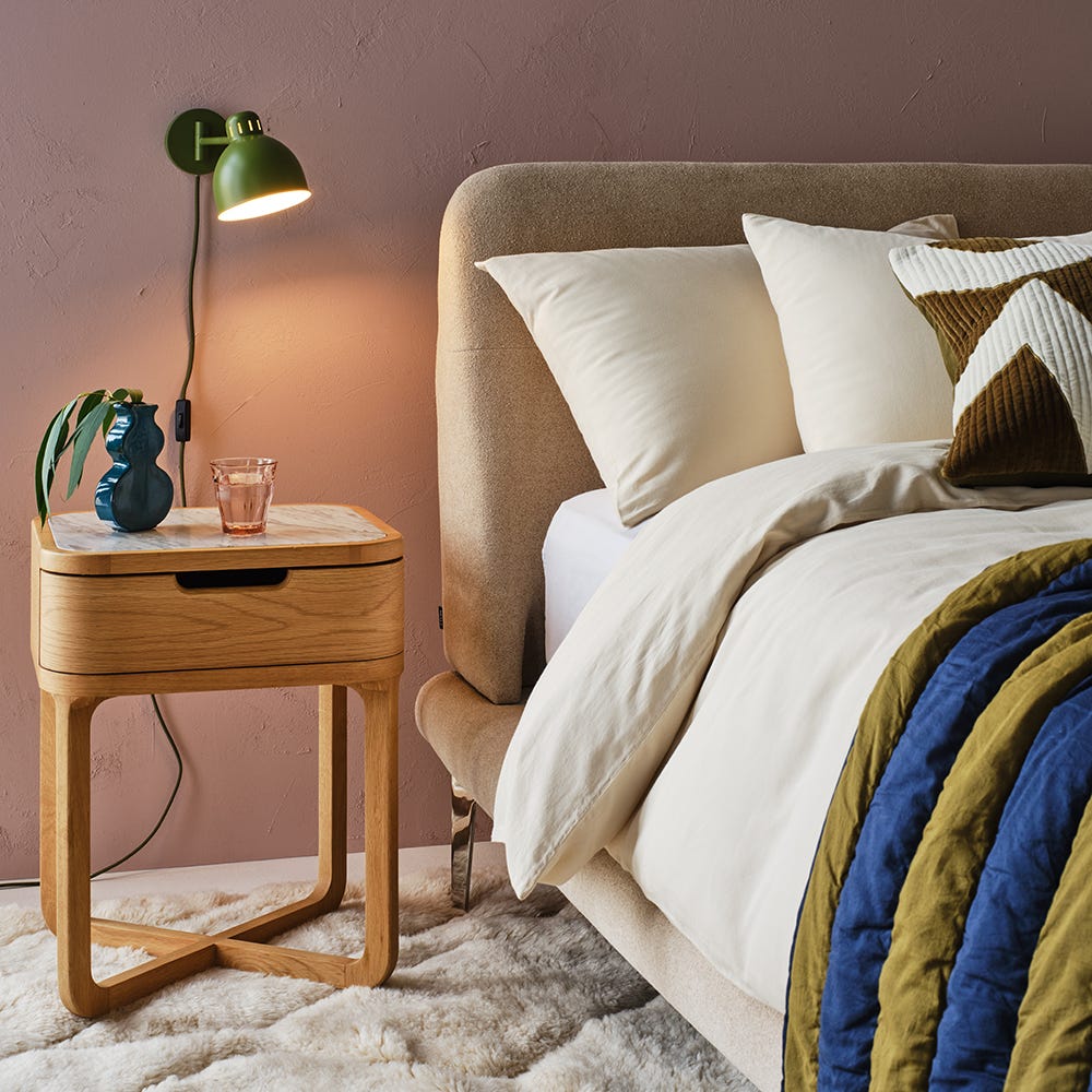 Heal's Anais Bedside Table Oak 4