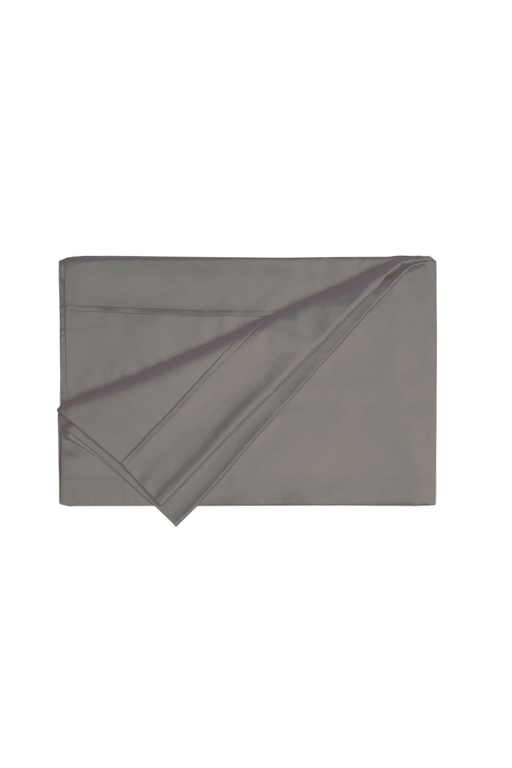 Belledorm Egyptian Cotton 200 Thread Count Flat Sheet in Dark Grey