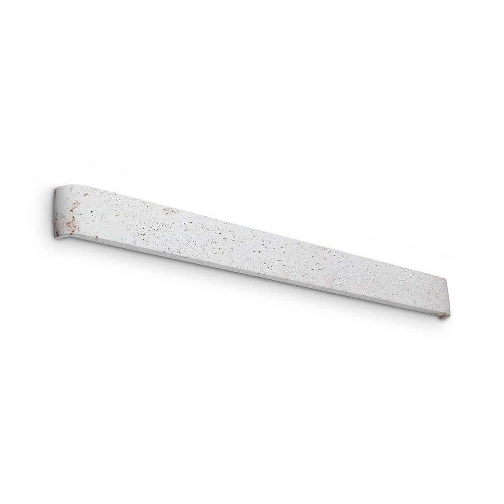 Netlighting Delta 110cm Up & Down Wall Lamp Cement 1x LED 4300lm 3000K in White