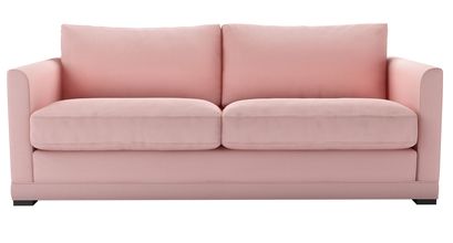 Aissa 3 Seat Sofabed in Rhubarb Smart Cotton - sofa.com