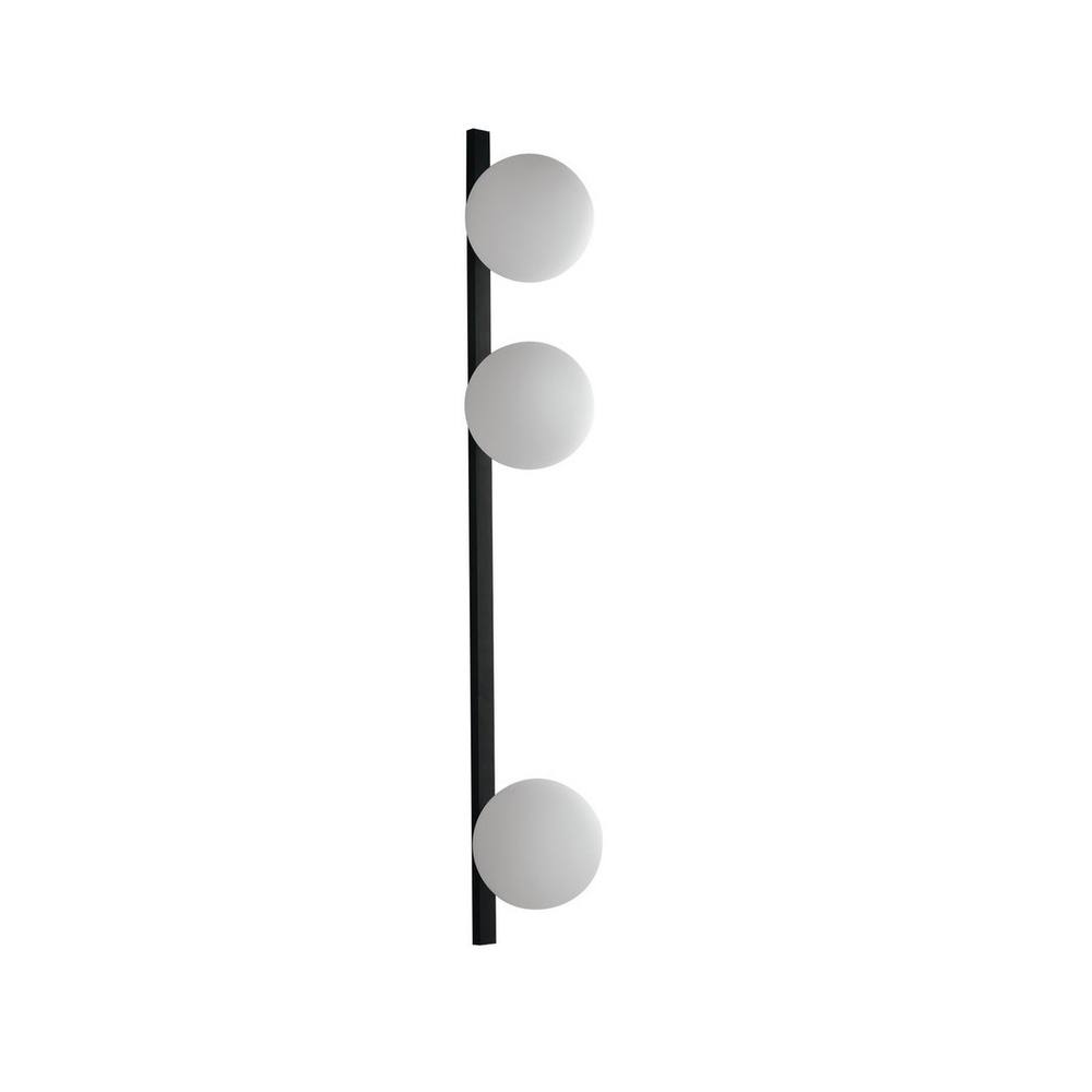 Netlighting Enoire Triple Globe Wall Lamp Black Opal E14
