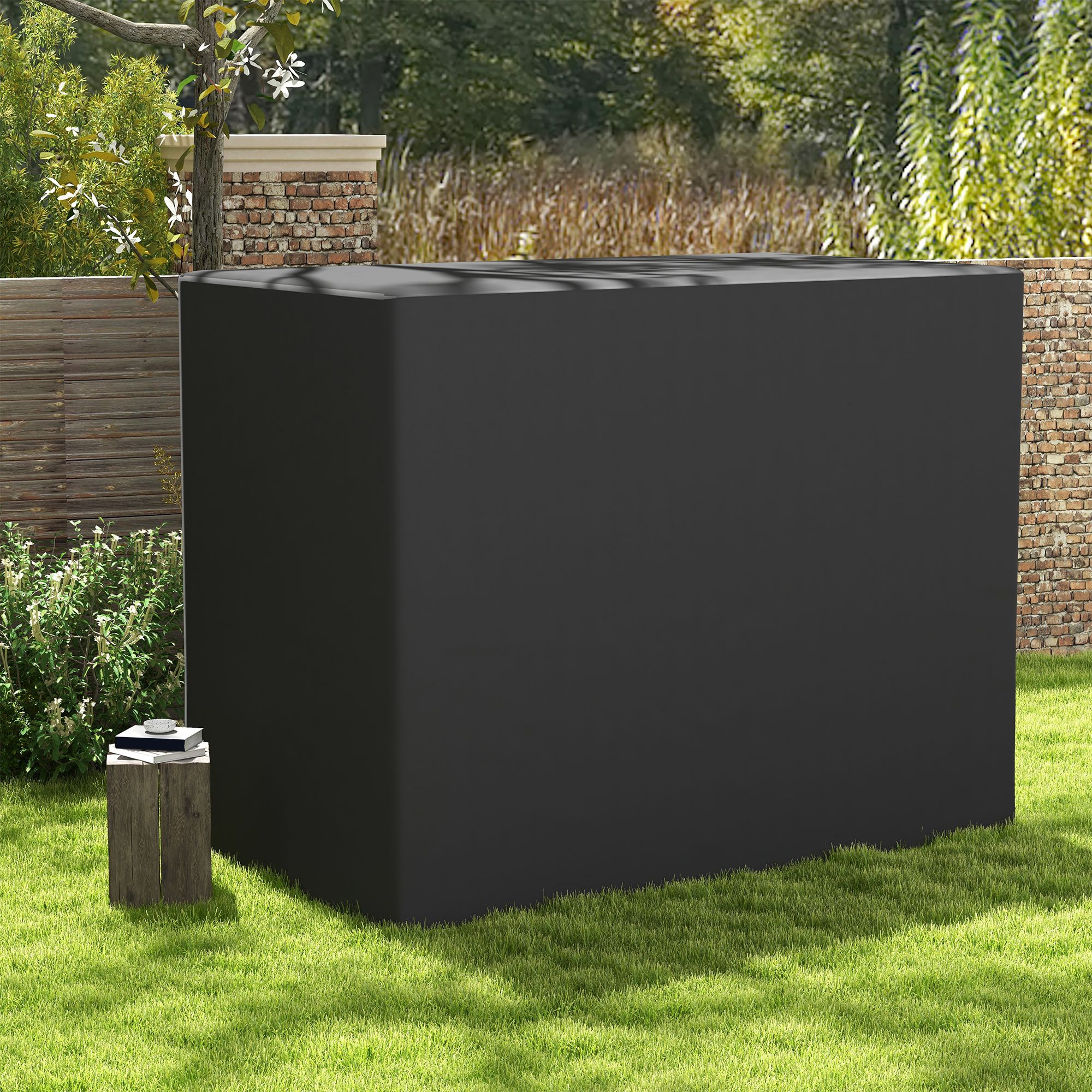 OUTSUNNY Large Outdoor Swing Chair Cover Garden Furniture Protector in Dark Grey