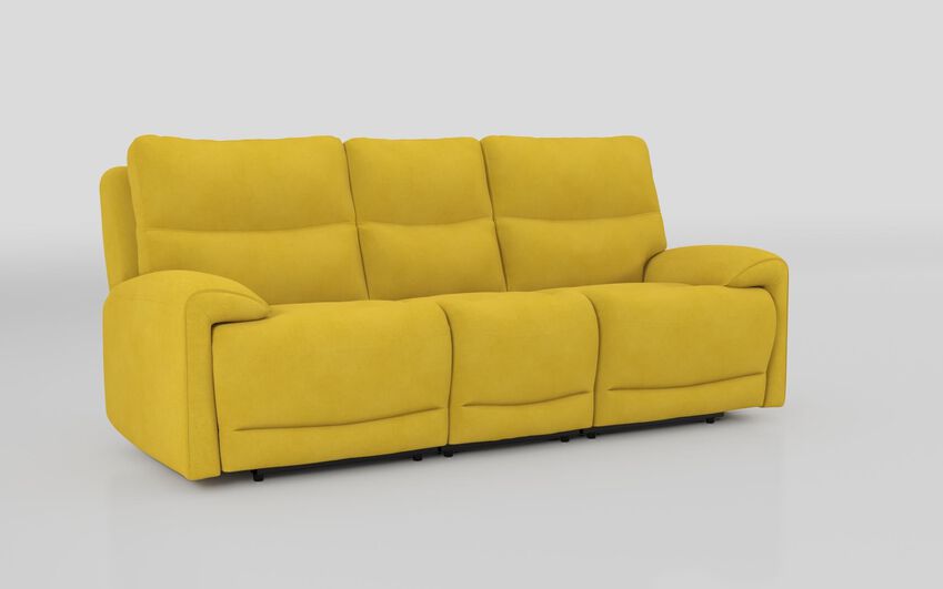 Green Fabric Caldbeck 3 Seater Sofa