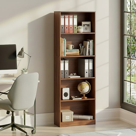 Cambridge 5 Tier Extra Large Bookcase