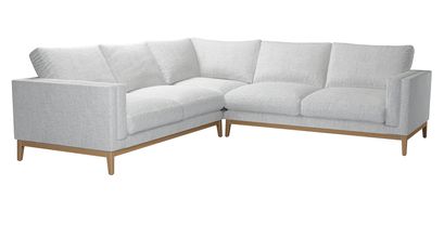 Costello Large Corner Sofa in Koala Chelsea Linen - sofa.com