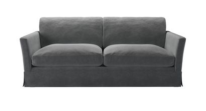 Otto 3 Seat Sofa Bed in Thatch Smart Velvet - sofa.com