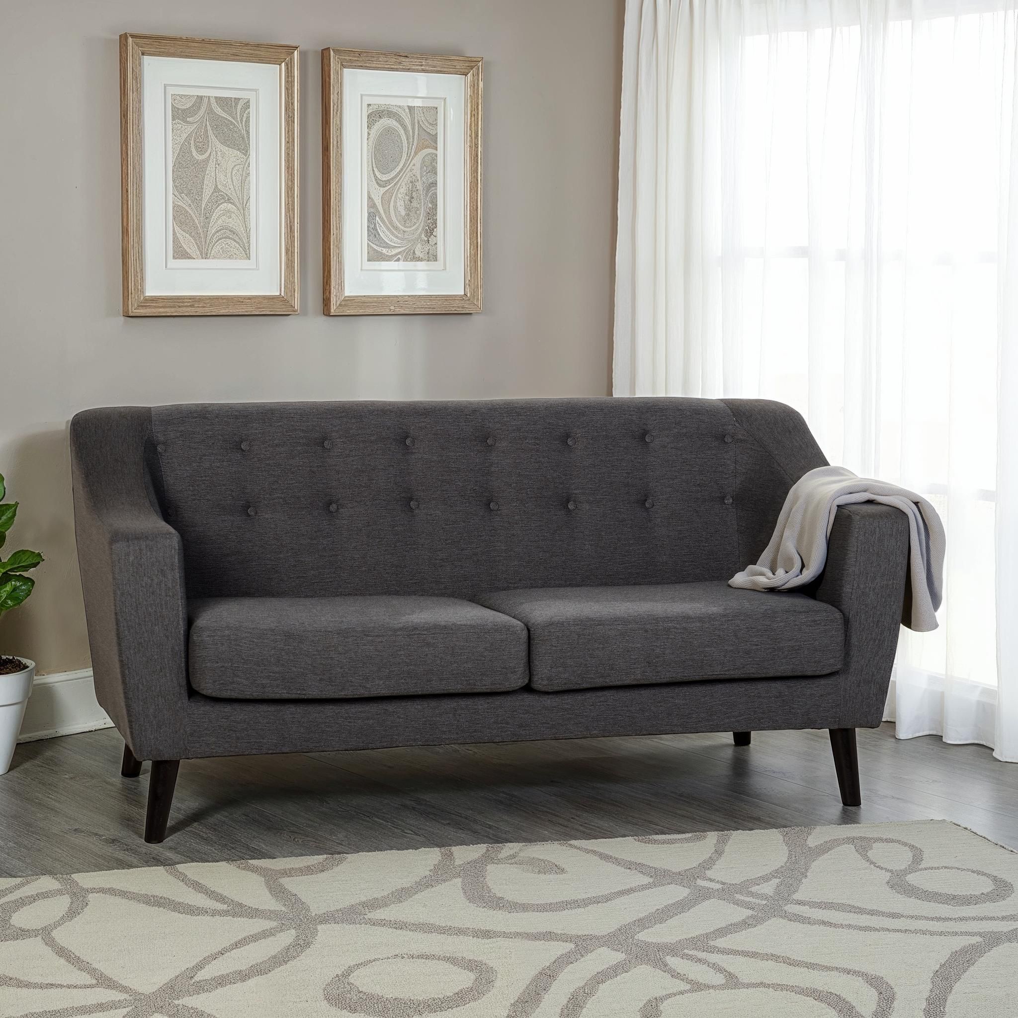 Seconique Ashley 3 Seater Sofa in Dark Grey