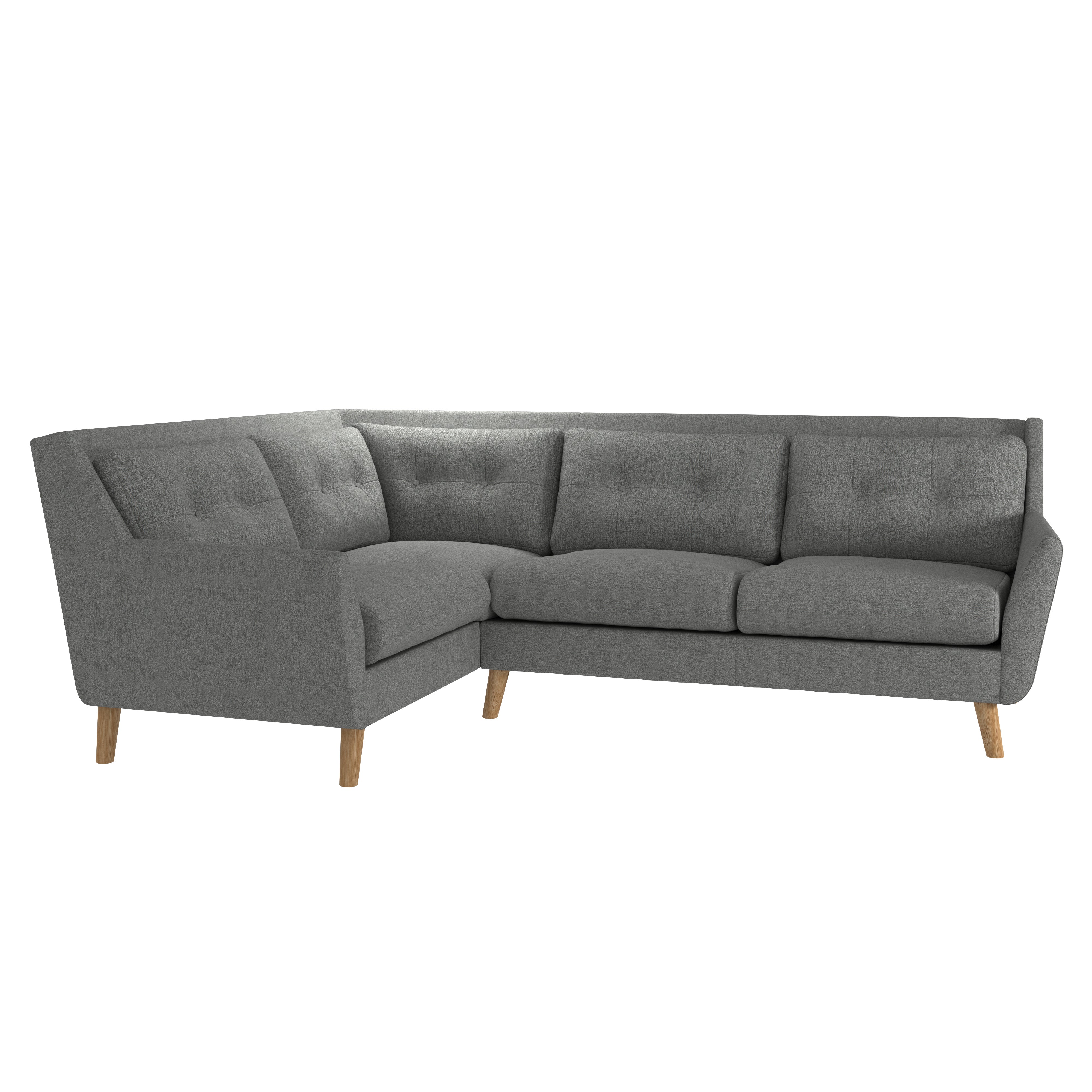 Halston Fabric Corner Sofa Grey