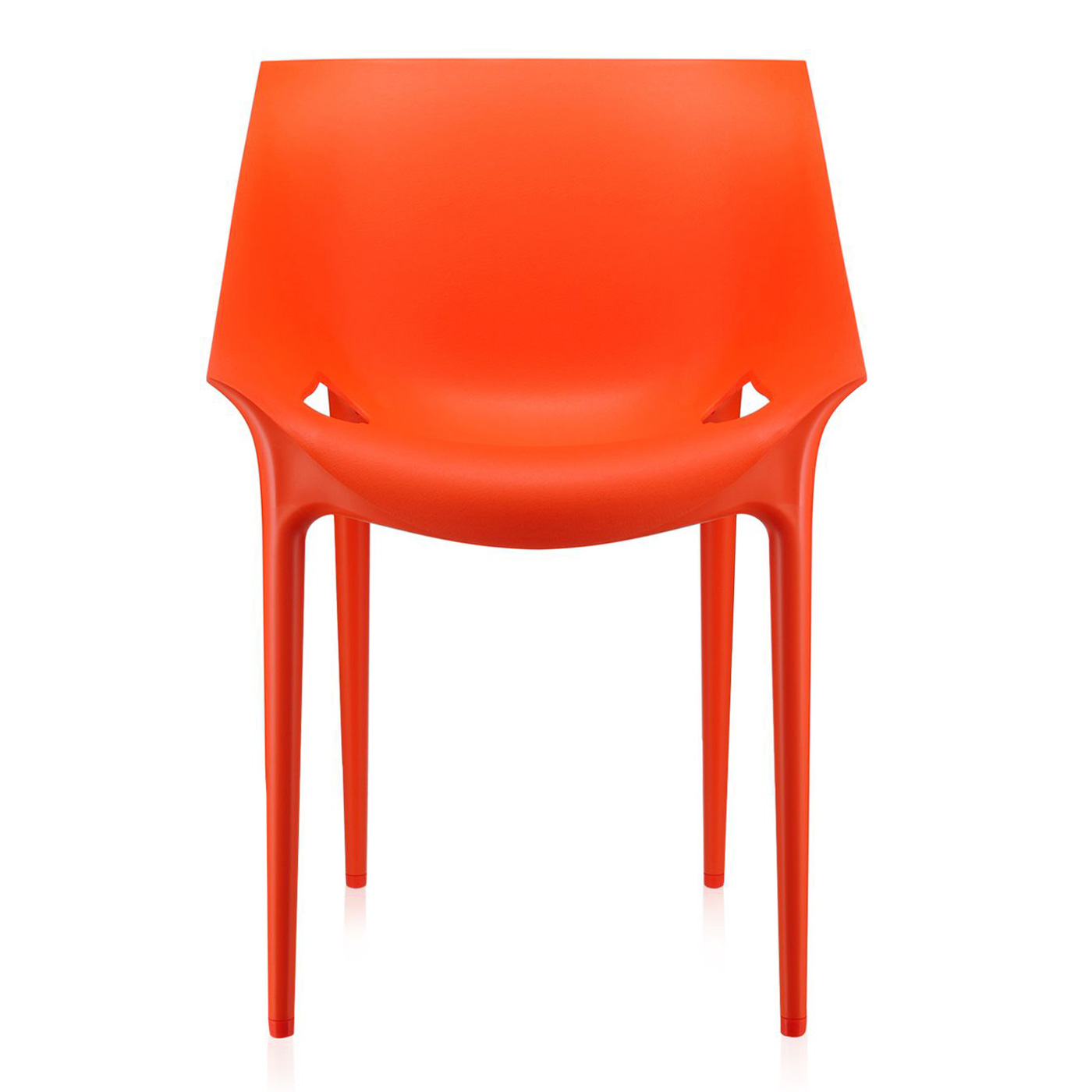 Kartell Dr Yes Armchair Stacking Orange Red