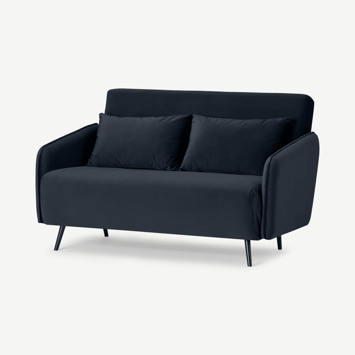Hettie Small Sofa Bed, Twilight Blue Velvet
